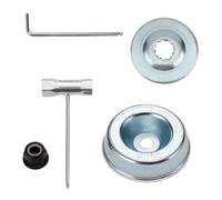 VIDSTW 5 Piezas Accesorios para Desbrozadoras de Metal, Kit de Fijación de Tuercas de Repuesto, Universales Accesorio Adaptador de Cuchilla, Adecuado para Repuestos de Desbrozadoras y Cortacésped