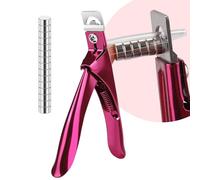 VIDSTW Cortauñas con Imán Ajustador de Longitud, Corta Uñas Adulto con Mango Cómodo, Nail Clipper Retirable, para Uñas Postizas, Uñas Acrílicas, Uñas de Gel, Extensiones, Uñas Naturales