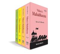 Vidura's Mahabharata: Beginnings, Preparations for War, War at Kurukshetra and Aftermath of War (Set of 4 Books)
