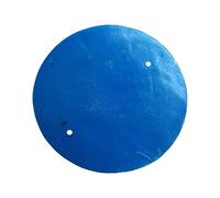 VIE Naturals Capiz - Discos de Concha de 5 cm de diámetro con 2 Agujeros, 45 Unidades (Turquesa)