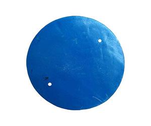 VIE Naturals Capiz Shell Discos de 5 cm de diámetro con 2 Agujeros, 45 Unidades (Turquesa)