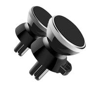 Viedouce Soporte Magnético Móvil Coche para Rejillas del Aire,2 Piezas Soporte Smartphone Vehículo Iman,360° Rotación,Universal Compatible con iPhone Xiaomi Samsung GPS y Más …