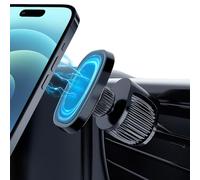 Viedouce Soporte Magnético Móvil Coche para Rejillas del Aire,360° Rotación & Gancho,6 N52 Magnético Porta Movil,Soporte Smartphone Vehículo Iman,Universal Compatible con iPhone/Samsung/Huawei