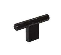 VIEFE Pomo aluminio modelo graf mini t acabado negro cepillad