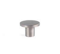 Viefe Pomo Como Zamak Acabado Niquel Cepillado Distancia Agujeros Ø26 mm