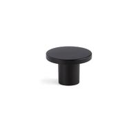 Viefe Pomo Como Zamak Negro Mate Distancia Agujero Ø26 para Cajones