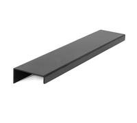 VIEFE Tirador aluminio modelo way acabados laton oscuro, negro mate, anodizado mate medida tirador dist. 128mm. acabado negro mate