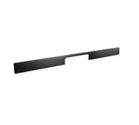 VIEFE Tirador aluminio peak acabado negro cepillad medida tirador dist. 448mm.