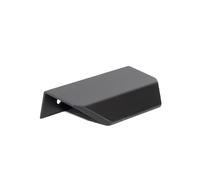 VIEFE Tirador aluminio vann. disponible en acabados negro mate, anodizado brillo y laton oscuro acabado negro mate medida tirador dist. 64mm.