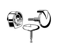 Viega 306847 6161.05 - Juego de rebosadero y tapón (cromado)
