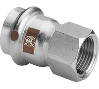 Viega Temponox - Pieza de transición con IG, modelo 1712, 22 mm x 3/4"