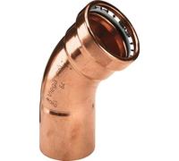 Viega Fitting De Cobre Sanpress XL-Codo 45°IA 88,9mm DVGW Tubo De Cobre
