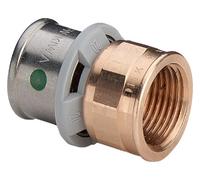 Viega Pieza de Transición Con Sc Sanfix P 2112 IN 63mm X Rp2 Rotguss