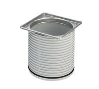Viega Portagrilla Para Pozo De Piso 10 X 10 Perfil Acero Inoxidable | 488 9
