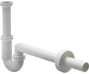 Viega sifón de lavabo tubular blanco 105952