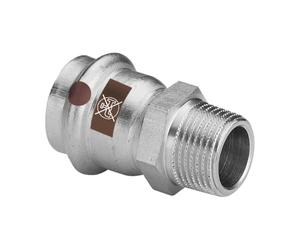 Viega Temponox - Pieza de transición con AG, modelo 1711, 28 mm x 1"