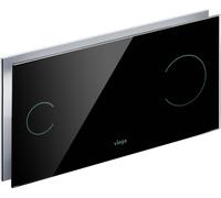 Viega Visign botón de descarga para WC negro 597498