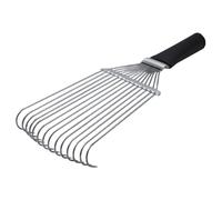 Viehstriegel & Unterwollrechen für, & Schafe - Ergonomische Fellwechselbürste aus Stahl, Kratzbürste gegen Juckreiz, Enthaarungsmesser für Mähne, Wolle & Kaschmir, 32,5 cm