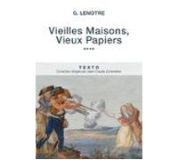 Vieilles Maisons Vieux Papiers Tome 4 (ebook)