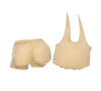 Vieja dama Big Botín - Traje de vientre falso para embarazadas para hombres, divertido vestido de cosplay | Divertido traje de rendimiento escénico, divertido Halloween -Fiesta de Navidad, accesorio