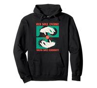 Vieja Energía Alma Joven Curiosidad (Declaración Espiritual) Sudadera con Capucha