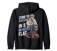 Viejo en un Scooter de Movilidad | Cero a Impresionante en 5 Minutos Sudadera con Capucha