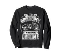 Viejo jinete de motocicleta regalo de cumpleaños jubilación motociclista hombres Sudadera
