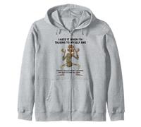 Viejo, Odio Cuando me Hablo a mí Mismo sarcástico Sudadera con Capucha
