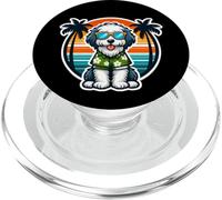 Viejo Pastor Inglés Dueño de Perro Viejo Vibes de Verano Vacaciones Vacaciones PopSockets PopGrip para MagSafe