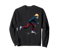 Viejo Patinador se Divierte patinando Sudadera