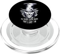 Viejo Payaso Negro Loco Aquí Lo Que Soy PopSockets PopGrip para MagSafe