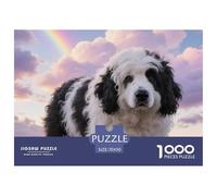 Viejo Perro Pastor 1000 Piezas Puzzle Mascota Perro para Toda La Familia Exclusivo Alta Definición Juego Educativo Colección 70x50cm/1000pcs