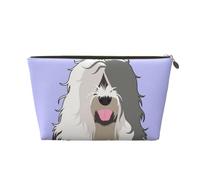Viejo Perro Pastor inglés, Bolsa de Maquillaje Bolsa de cosméticos Bolsa de artículos de tocador de Viaje portátil Bolsa de artículos de tocador