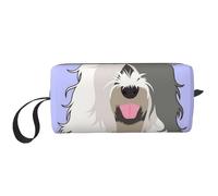 Viejo Perro Pastor inglés, Bolsa de Maquillaje Bolsa de cosméticos Bolsa de artículos de tocador de Viaje portátil Bolsa de Maquillaje
