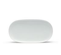 Viejo Valle Fuente Ovalada de Porcelana Blanca Roma para Servir Comidas y Aperitivos