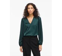 Viellette Cuello En V Top De Manga Larga 36