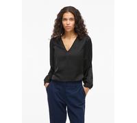 Viellette Cuello En V Top De Manga Larga 40