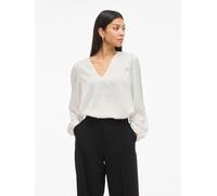 Viellette Cuello En V Top De Manga Larga 42