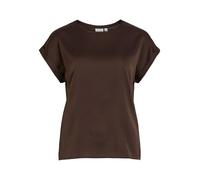 Viellette S/S Satin Top - Noos, marrón (Coffee Bean), 42
