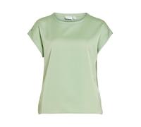 Viellette S/S Satin Top - Noos, Verde Ahumado., 38