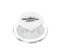 Viena, Austria, Ciudad, Contorno, Viaje, Bosquejo, Arte PopSockets PopGrip para MagSafe