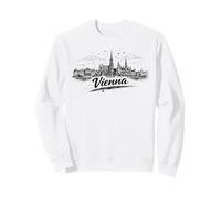 Viena, Austria, Ciudad, Contorno, Viaje, Bosquejo, Arte Sudadera