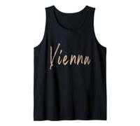 Viena Austria Diseño Elegante Vintage Camiseta sin Mangas