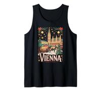 Viena, Austria, Mercado Europeo de Navidad, Diversión Familia Camiseta sin Mangas
