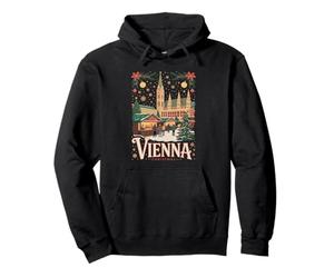 Viena, Austria, Mercado Europeo de Navidad, Diversión Familia Sudadera con Capucha