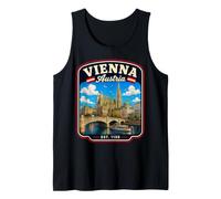 Viena Austria Vacaciones a Viena Familia Viaje Coincidencia Camiseta sin Mangas