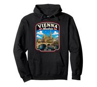 Viena Austria Vacaciones a Viena Familia Viaje Coincidencia Sudadera con Capucha