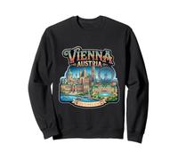Viena, Austria, Viaje, Recuerdo, Ciudad, Monumento, Regalo turístico Sudadera