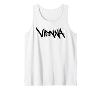 Viena Graffiti Ciudad Arte Callejero Handstyle Austria Souvenir Camiseta sin Mangas