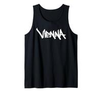 Viena Graffiti Ciudad Arte Callejero Handstyle Austria Souvenir Camiseta sin Mangas